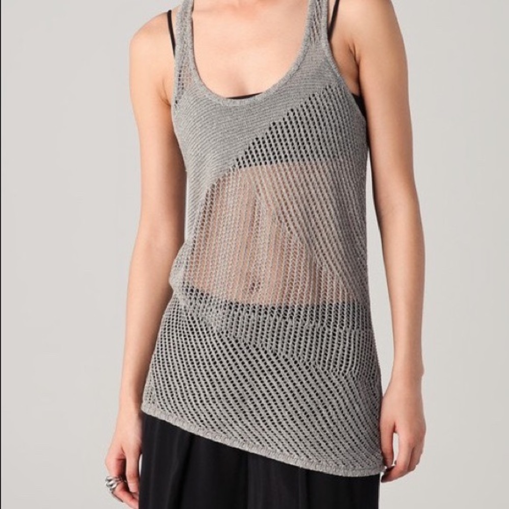 Helmut Lang
Gray Knit Tank Top/Cami